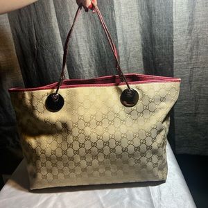 Gucci Canvas tote bag